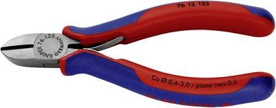 Knipex 76 12 125 76 12 125 Elektronik- u. Feinmechanik Seitenschneider mit Facette 125 mm