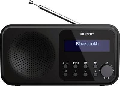 Sharp DR-P420 Tischradio DAB+, DAB, FM Bluetooth®, USB Weckfunktion Schwarz