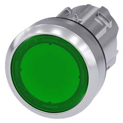 Siemens 3SU10510AA400AA0 3SU1051-0AA40-0AA0 Leuchtdruckschalter rastend (Ø x H) 29.5 mm x 29.5 mm IP66, IP67, IP69/IP69K