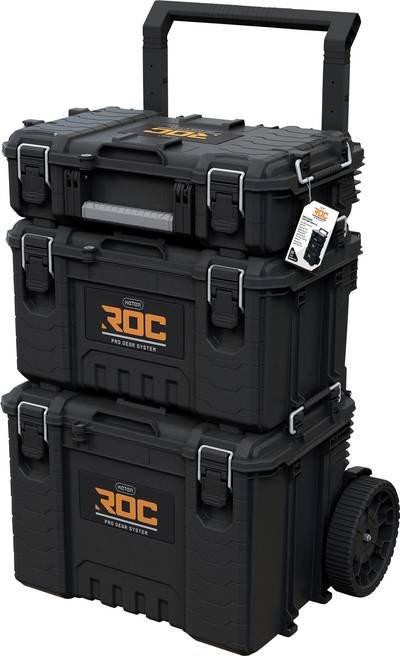 KETER 256982 ROC PRO Werkzeugkasten-Set Kunststoff Schwarz