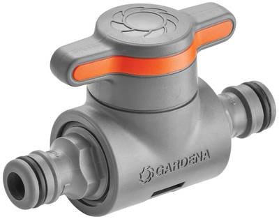 GARDENA 18266-50 Gardena 18266-50, Abschaltventil, Sprinkleranlage, Grau, Männlich, 1 Stück(e) Kupplung mit Reguliervent