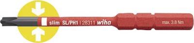 Wiha VDE-Wechselklinge slimVario Xeno Schlitz/PZ 2x75mm VDE Plus/Minus Wechselklinge SL/PZ 2 83 mm Passend für (Serie Sc