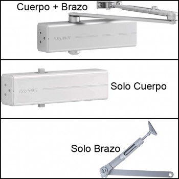 Cierrapuertas de brazo articulado mod. dc140 - Rationalstock.es