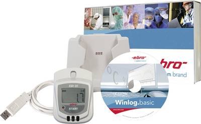 ebro 1601-0048-Z EBI 20-TH1-Set Multi-Datenlogger Messgröße Luftfeuchtigkeit, Temperatur -30 bis +70 °C 0 bis 100 % rF