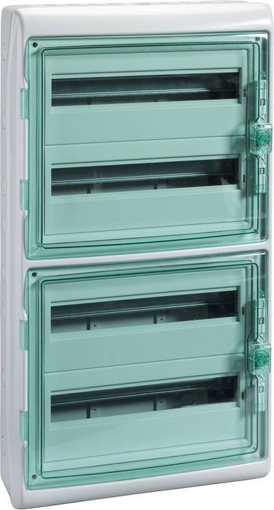 Schneider Electric 13437 13437 Kleinverteiler Oberflächenmontage Anzahl Teilungen = 72 Anzahl Reihen = 4 Inhalt 1 St.