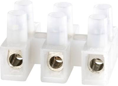 Adels-Contact 125303 Lüsterklemme flexibel: -6 mm² starr: -6 mm² Polzahl: 3 1 St. Natur