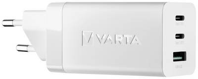 Varta High Speed Charger 65W USB Ladegerät 65 W 1x USB-A, 2x USB-C® Innenbereich