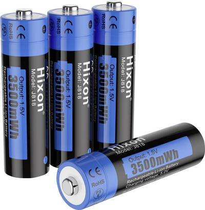 Hixon J818 Mignon (AA)-Akku Li-Ion 2350 mAh 1.5 V 4 St.