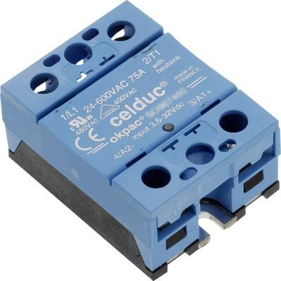 Celduc Halbleiterrelais SO842074 25 A Schaltspannung (max.): 275 V/AC, 275 V/DC Nullspannungsschaltend 1 St.