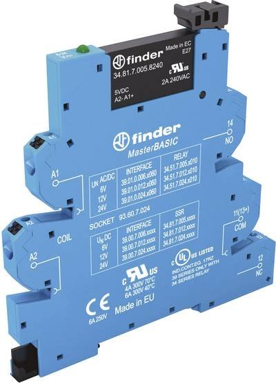 Finder Halbleiterrelais 39.00.7.012.9024 2 A Schaltspannung (max.): 24 V/DC 1 St.