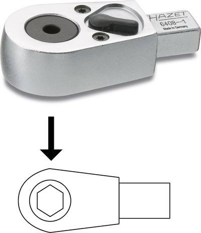 Hazet 6408 Einsteckumschaltknarre
