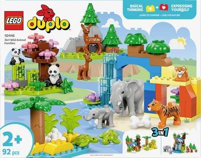 10446 LEGO® DUPLO® Wildtier-Familien 3-in-1-Set