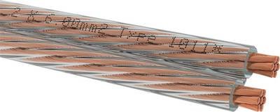 Oehlbach D1C310 Lautsprecherkabel 2 x 6 mm² Transparent 1 St.