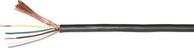 BKL Electronic 1509005 Audiokabel 2 x 0.22 mm² Schwarz Meterware