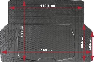 DINO 130026 Kofferraummatte Passend für Modell (Auto) Universal (L x B) 108 cm x 140 cm Schwarz