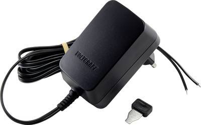 VOLTCRAFT VC-11258685 Steckernetzteil, einstellbar 3 V/DC, 4.5 V/DC, 5 V/DC, 6 V/DC, 7.5 V/DC, 9 V/DC, 12 V/DC 1 A 12 W