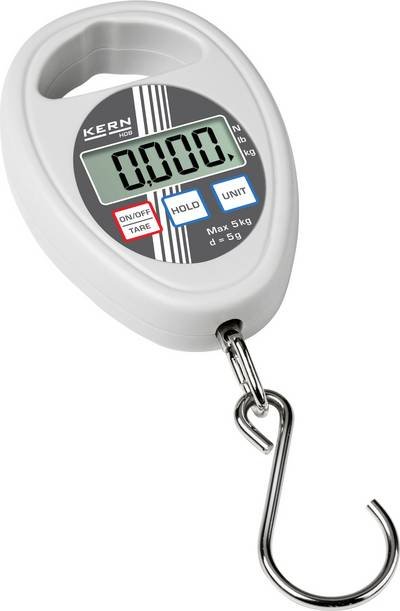 Kern HDB 5K5N Hängewaage HDB 5K5N Wägebereich (max.) 5 kg Ablesbarkeit 5 g batteriebetrieben