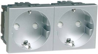 PEHA by Honeywell 1fach Einsatz Steckdose Aluminium 516211 1 St.