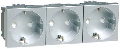PEHA by Honeywell 1fach Einsatz Steckdose Aluminium 516311 1 St.