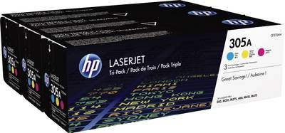 HP Toner 305A Original Kombi-Pack Cyan, Magenta, Gelb 2600 Seiten CF370AM