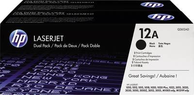 HP Toner 12AD Original 2er-Pack Schwarz 4000 Seiten Q2612AD