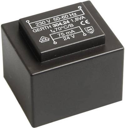 Gerth PT301501 Printtransformator 1 x 230 V 1 x 15 V/AC 1.80 VA 120 mA