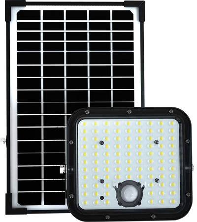 V-TAC VT-432 10311 LED-Flutlichtstrahler, Solarmodul 30 W Leuchtfarben: Kaltweiß