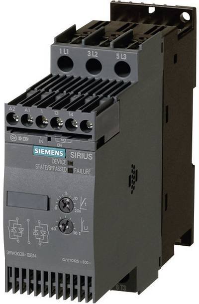 Siemens 3RW3017-1BB14 3RW30171BB14 Sanftstarter Motorleistung bei 400 V 5.5 kW Motorleistung bei 230 V 3 kW 400 V/AC Nen