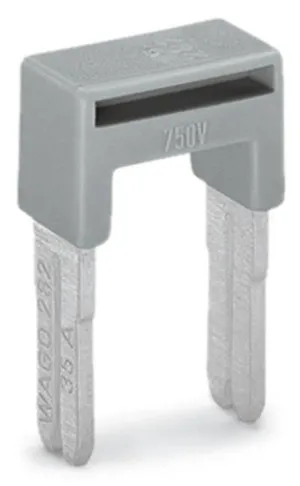 WAGO 282-409 Doppelteilungsquerbrücker Grau 100 St.