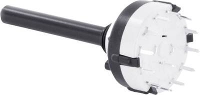 TRU COMPONENTS TC-DS2X6P TC-DS2X6P Drehschalter 0.35 A Schaltpositionen 6 5 x 30 ° 1 St.