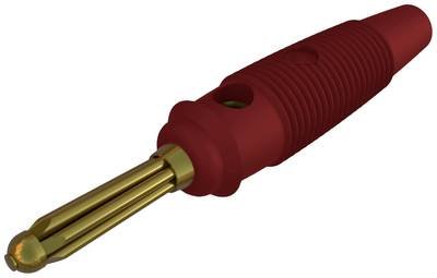 Hirschmann Test & Measurement BUELA 30 K AU Büschelstecker Stecker, gerade Stift-Ø: 4 mm Rot 1 St.