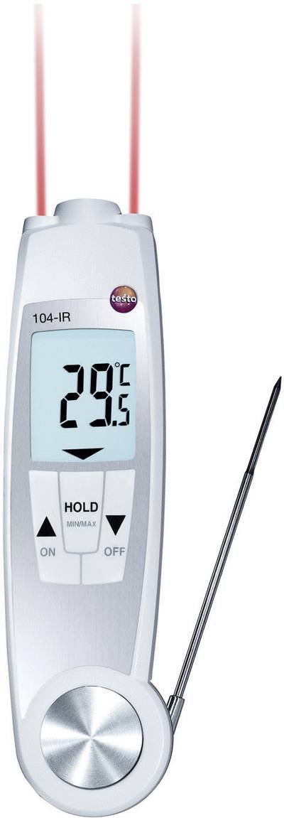 testo 104-IR Einstichthermometer (HACCP) kalibriert (SCS akkreditiertes Labor) Messbereich Temperatur -50 bis 250 °C Füh