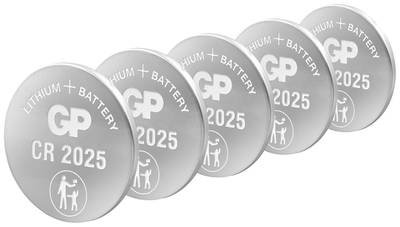 GP Knopfzelle CR 2025 3 V 5 St. 160 mAh Lithium GPCR2025STD130C5