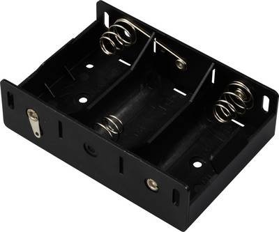 TRU COMPONENTS TC-13220480 Batteriehalter 3x Mono (D) Lötanschluss (L x B x H) 105 x 72 x 31 mm