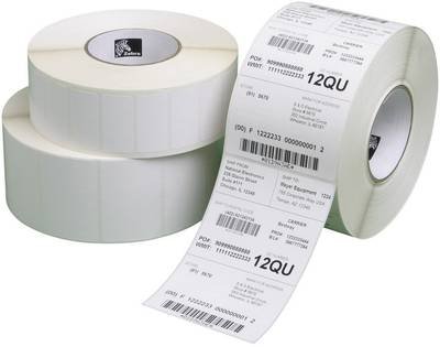 Zebra Etiketten Rolle 51 x 25 mm Papier Weiß 20640 St. Permanent haftend 3007201-T Universal-Etiketten