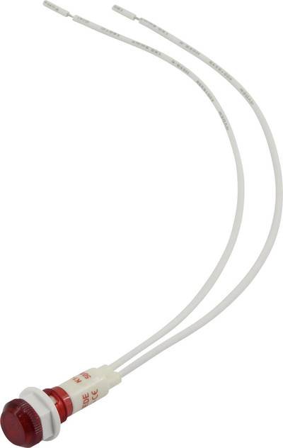 TRU COMPONENTS TC-6648780 Standard Signalleuchte mit Leuchtmittel Rot 1 St.