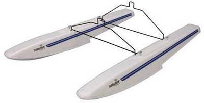 HobbyZone Hobbyzone Schwimmer Super Cub Ersatzteil Schwimmer-Set Passend für Modell (Modellbau): Super Cub