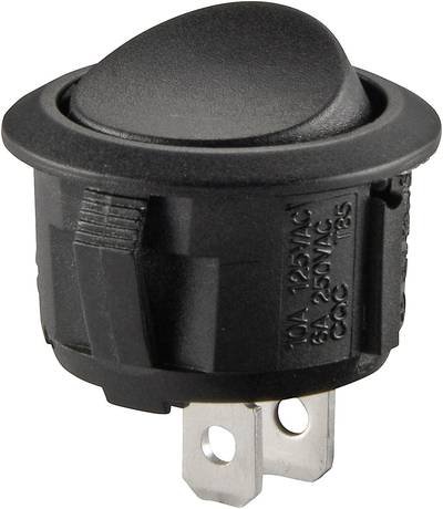 TRU COMPONENTS TC-R13-208C-02 Wippschalter 250 V/AC 10 A 1 x Ein/Ein rastend 1 St.