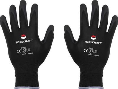 TOOLCRAFT TO-5621490 Polyamid, Nitril Arbeitshandschuh Größe (Handschuhe): 10 EN 388 CAT II 1 Paar