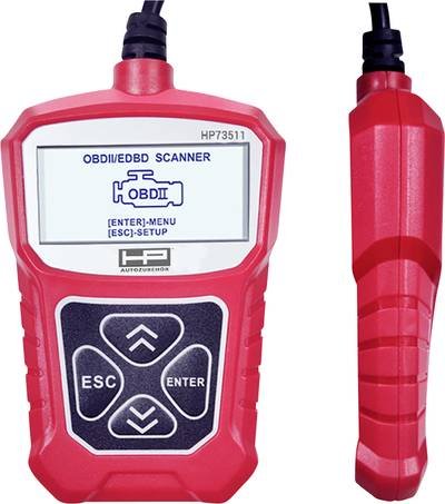 HP Autozubehör OBD II Diagnosegerät OBD II Diagnosetool 75311 Passend für (Auto-Marke): Universal uneingeschränkt