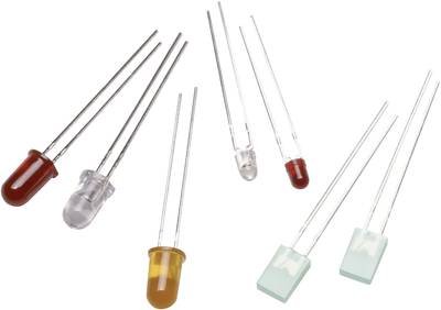 Broadcom HLMP-3401 LED bedrahtet Gelb Rund 5 mm 8 mcd 60 ° 10 mA 2 V