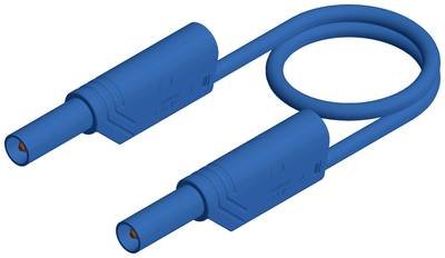 Hirschmann Test & Measurement MLS WS 200/2,5 bl Sicherheits-Messleitung Lamellenstecker 4 mm Lamellenstecker 4 mm 2.00 m