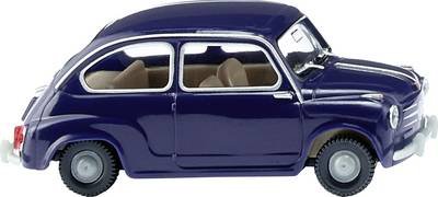 Wiking 009907 H0 PKW Modell Fiat 600 - dunkelblau