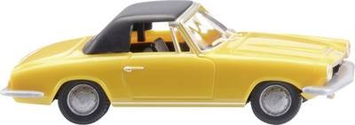 Wiking 018748 H0 PKW Modell BMW 1600 GT Cabrio, gelb