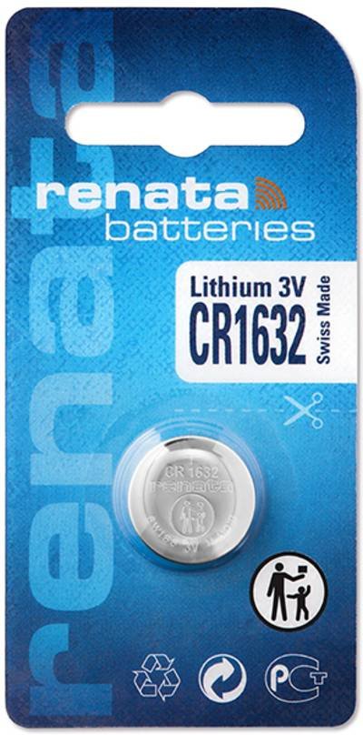 Renata Knopfzelle CR 1632 3 V 1 St. 137 mAh Lithium CR1632