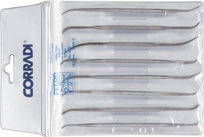 PFERD TOOLS 19505752 Präzisions-Riffelfeilen-Set 8-tlg. Typ 575 Schweizer Hieb 0 grob Länge 150 mm 1 St.
