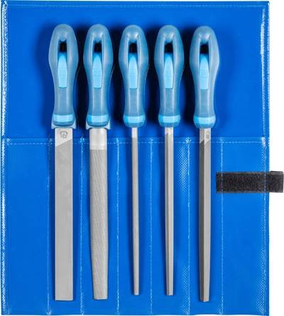 PFERD TOOLS 11800531 Werkstattfeilen-Set Hieb 1 in PVC-Rolltasche Länge 200 mm 1 St.
