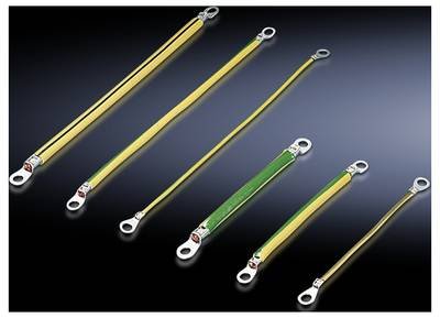 Erdungsbänder M8-M8, Querschnitt 16mm², Länge 600 mm 2568500 Rittal Inhalt: 5 St.