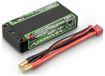 Absima Modellbau-Akkupack (LiPo) 7.6 V 4200 mAh Zellen-Zahl: 2 140 C Hardcase 5 mm, T-Stecker