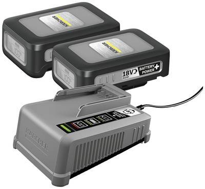 Kärcher Professional 2.445-072.0 Starter Kit Battery Power+ 18/30 Werkzeug-Akku und Ladegerät 18 V 3 Ah Li-Ion